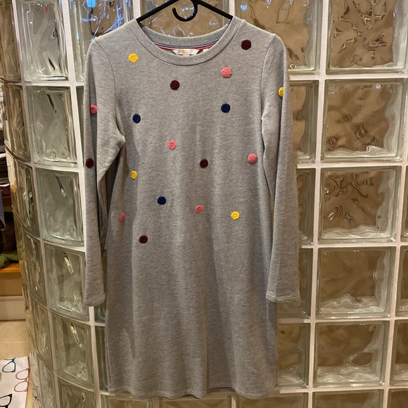 Boden polka dot sweatshirt dress - Picture 2 of 6